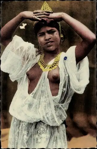 AK Szenen und -Typen, Maurisches Mädchen