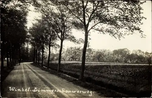 Foto Ak Winkel Nordholland Niederlande, Limmerschouwerweg