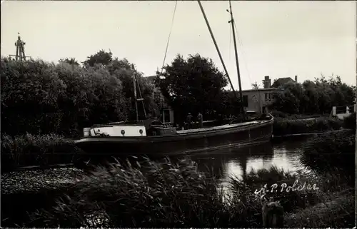 Foto Ak Anna Paulowna Hollands Kroon Nordholland Niederlande, Boot