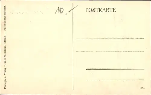 Ak Elbląg Elbing Westpreußen, Markentor, Markttor, Straßenbahn