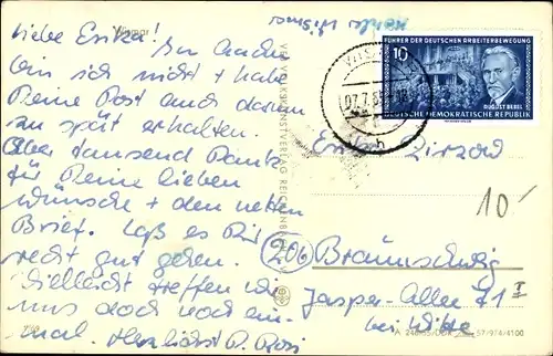 Ak Hansestadt Wismar, Hafen