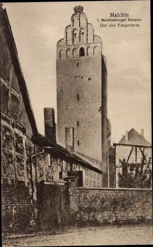 Ak Malchin in Mecklenburg, Fangelturm