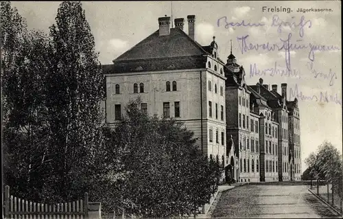 Ak Freising in Oberbayern, Jägerkaserne