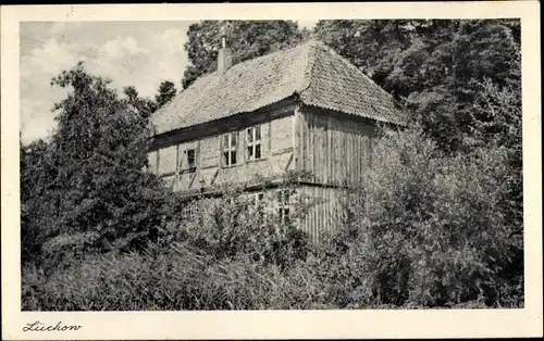 Ak Lüchow im Wendland, Fachwerkhaus