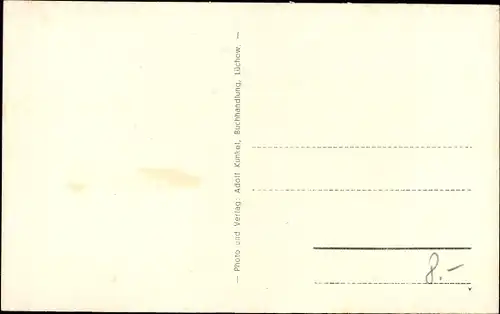 Ak Lüchow im Wendland, Fachwerkhaus