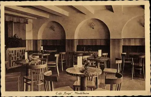 Ak Mindelheim im Unterallgäu, Cafe Engel