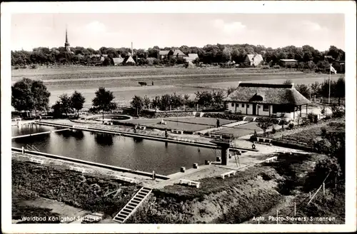 Ak Sittensen in Niedersachsen, Waldbad Königshof