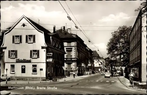 Ak Mettmann in Nordrhein Westfalen, Breite Straße