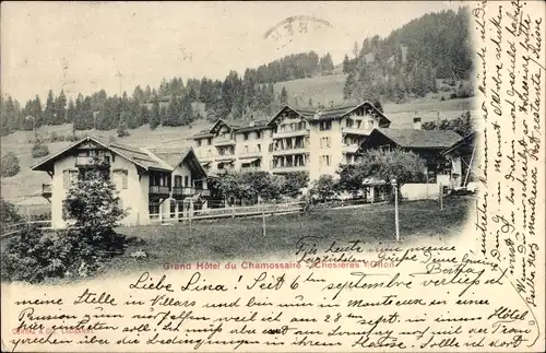 Ak Chesières Ollon Waadt, Grand Hotel du Chamossaire