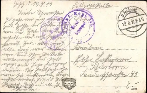 Ak Lwów Lemberg Ukraine, Zentralbahnhof, Straßenbahnen