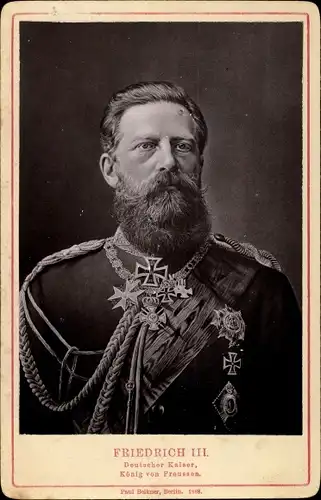 Foto Kaiser Friedrich III, König von Preußen