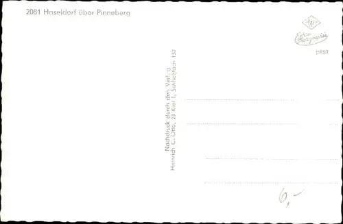 Ak Haseldorf an der Elbe, Kirche, Teilansichten