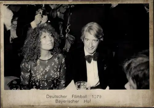 Foto Schauspieler Rudi Carell mit Ehefrau Anke Bobbert, Bayrischer Hof, Deutscher Filmball 1979