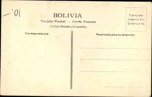 Ak Tarija Bolivien, Una esquina de la Calle Comercio