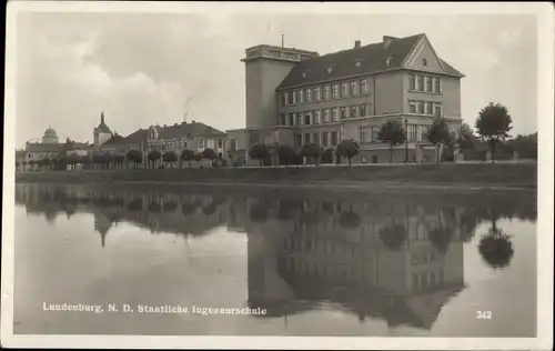 Ak Břeclav Lundenburg Südmähren, Staatliche Ingenieurschule