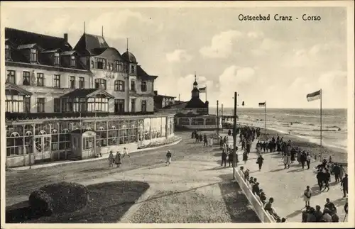 Ak Selenogradsk Ostseebad Cranz Ostpreußen, Corso