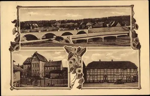 Ak Wiedelah Goslar am Harz, Krankenhaus St. Josephstift, Gasthof zur Schloss Schenke,Blick vom Harly
