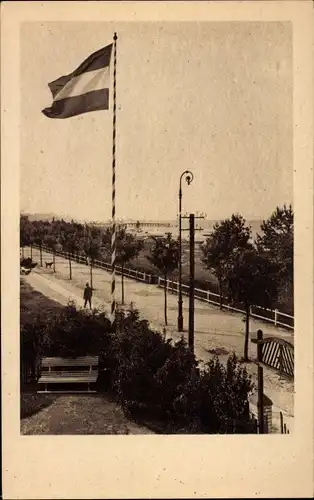 Ak Ostseebad Ahlbeck Heringsdorf auf Usedom, Haus Meereswarte, Dünenstraße 27