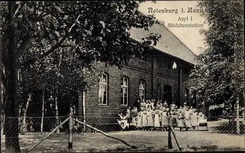 Ak Rotenburg in Hannover Rotenburg an der Wümme, Asyl I, Mädchenstation