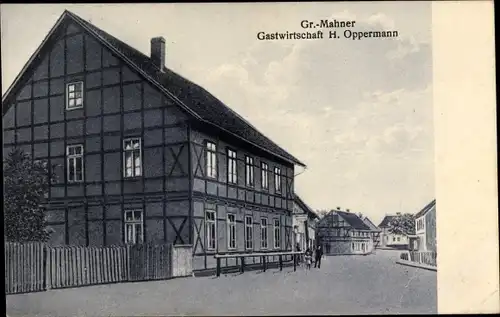 Ak Groß Mahner Salzgitter in Niedersachsen, Gastwirtschaft H. Oppermann