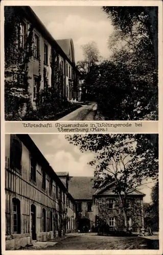 Ak Wöltingerode Vienenburg Goslar am Harz, Wirtschaftliche Frauenschule