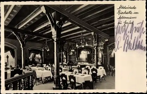 Ak Goslar am Harz, Altdeutsche Bierhalle Zum Achtermann