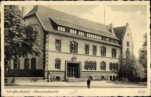 Ak Wolfenbüttel in Niedersachsen, Landratsamt