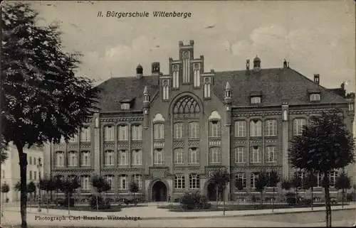 Ak Wittenberge an der Elbe Prignitz, II. Bürgerschule