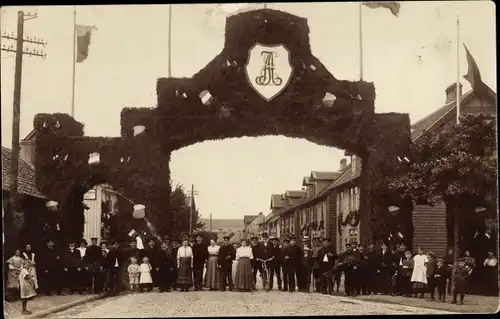 Foto Ak Oker Goslar am Harz, Besuch Prinzregent Albrecht 1911