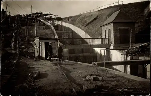 Foto Ak Langenhessen Werdau in Sachsen, Partie an der Talsperre Koberbach 1929