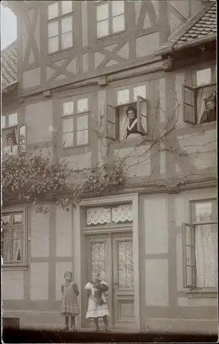 Foto Ak Salzgitter in Niedersachsen, Blick auf ein Wohnhaus, Fachwerkhaus, Marienplatz 58