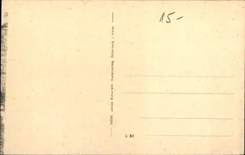 Ak Nordseebad Sankt Peter Ording in Nordfriesland, Westmarken, Am Gehölz