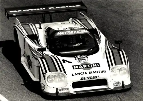 Foto Rennauto, Lancia Martini LC 2 1984, Endurance Marken WM Gruppe C 2 Rennwagen