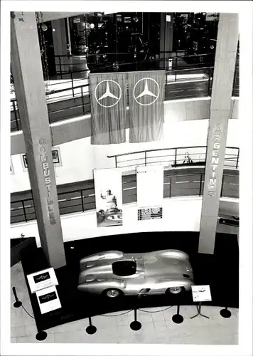 Foto Balcarce Argentinien, Juan Manuel Fangio Museum 1990, Mercedes, Rennauto