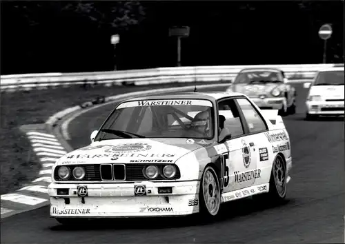 Foto Siegerfahrzeug ADAC 24 Stunden Rennen am Nürburgring 1991, BMW M3 Schnitzer