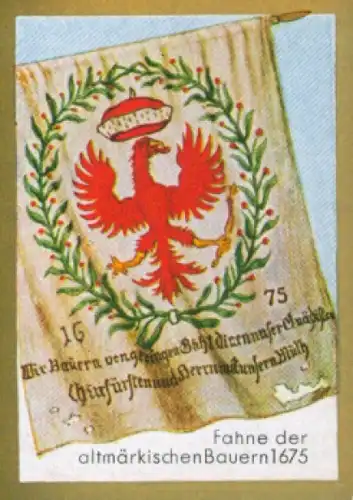 Sammelbild Ulmenried Fahnenbilder Nr. 131, Fahne der altmärkischen Bauern 1675