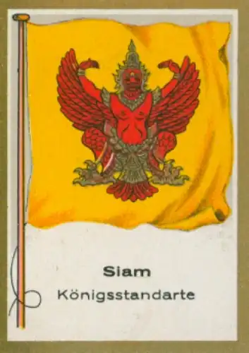 Sammelbild Ulmenried Fahnenbilder Nr. 232, Siam, Königsstandarte