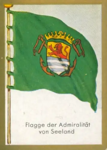 Sammelbild Ulmenried Fahnenbilder Nr. 112, Flagge der Admiralität von Seeland