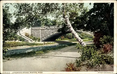 Ak Boston Massachusetts USA, Longwood Bridge