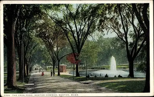 Ak Boston Massachusetts USA, The Frog Pond, Boston Common