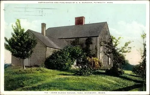 Ak Duxbury Massachusetts USA, John Alden House