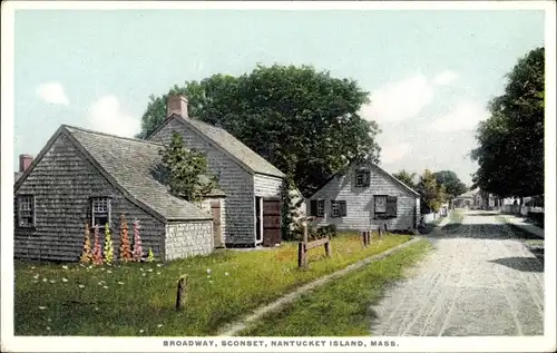 Ak Nantucket Massachusetts USA, Broadway, Sconset