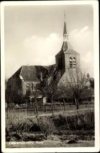 Ak Oldebroek Gelderland, Herv. Kirche