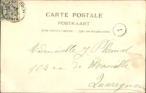 Ak Antwerpen Antwerpen Flandern, Promenade auf der Fußgängerbrücke