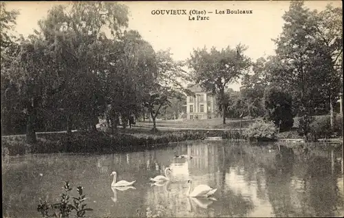 Ak Gouvieux-Oise, Les Bouleaux, Le Parc