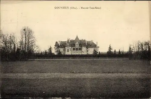 Ak Gouvieux-Oise, Manoir Sans Souci