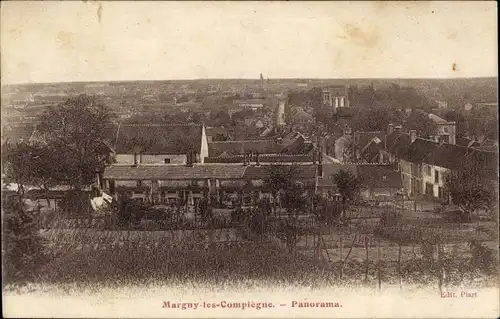 Ak Margny lès Compiègne Oise, Panorama