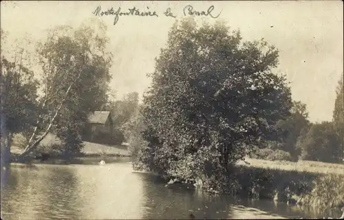 Foto Ak Mortefontaine Oise, Kanal