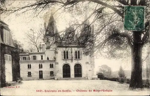 Ak Senlis Oise, Schloss Mont l'Eveque