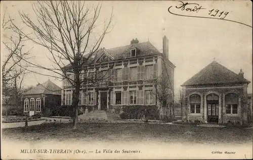 Ak Milly sur Thérain Oise, Villa des Souvenirs